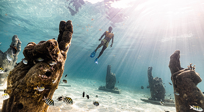 underwater museum in cancun