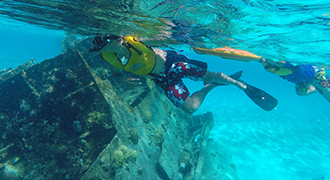 snorkeling cancun hotel zone swim