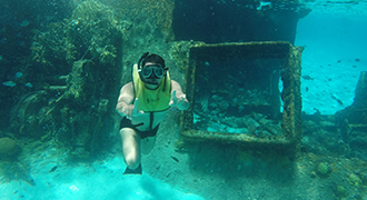 snorkeling cancun hotel zone swim