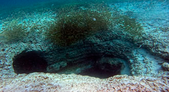 Underwater cenotes in Cancun
