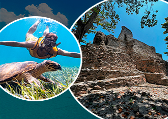 Reef Shipwreck Snorkel And Mayan Ruins (El Meco) In Cancun
