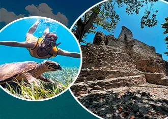 Reef Shipwreck Snorkel And Mayan Ruins (El Meco) In Cancun